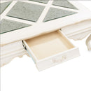 AICO Lavelle Rectangular Cocktail Table in Classic Pearl