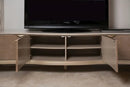 AICO Malibu Crest TV Console in Blush