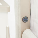 AICO Furniture La Marisia Queen Upholstered Platform Bed in Creamy Pearl