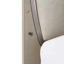 AICO Eclipse King Upholstered Bed in Moonlight