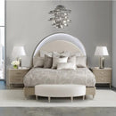 AICO Eclipse Cal King Upholstered Bed in Moonlight