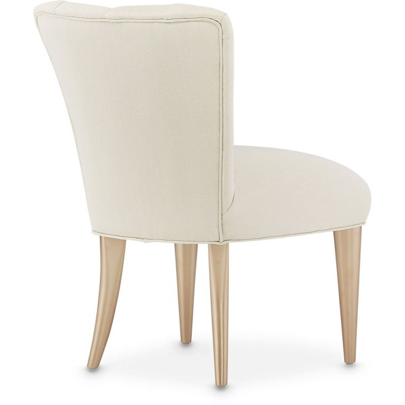 AICO La Rachelle Vanity Chair in Medium Champagne
