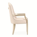 AICO Malibu Crest Arm Chair in Chardonnay (Set of 2)