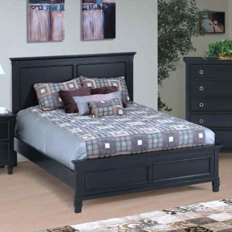 New Classic Tamarack King Panel Bed in Black 00-045-115 image