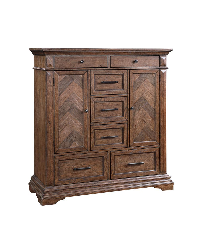 New Classic Furniture Mar Vista Door Chest in Brushed Walnut B658-075 image