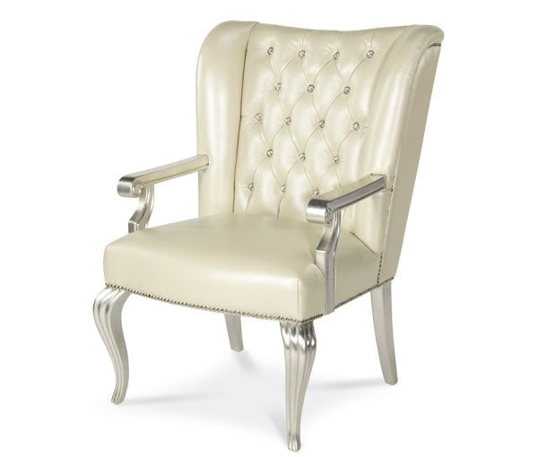 AICO Hollywood Swank Desk Chair in Creamy Pearl 03244-14 image
