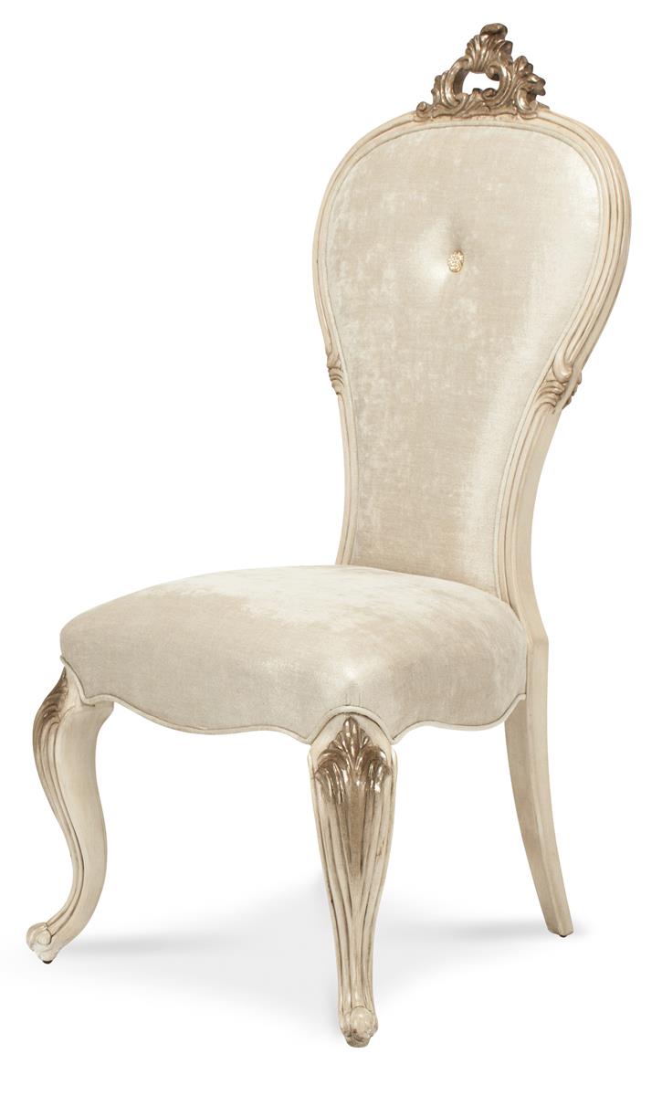 Aico Platine de Royale Side Chair in Champagne (Set of 2) 09003-201 image