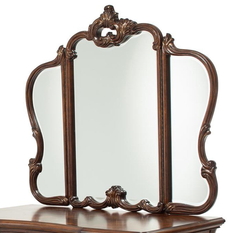 Aico Platine de Royale Vanity Mirror in Light Espresso 09068-229 CLOSEOUT image