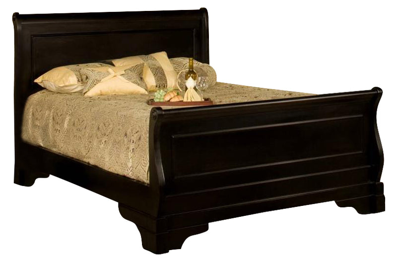 New Classic Belle Rose Eastern King Sleigh Bed in Black Cherry Finish BH013-110 image