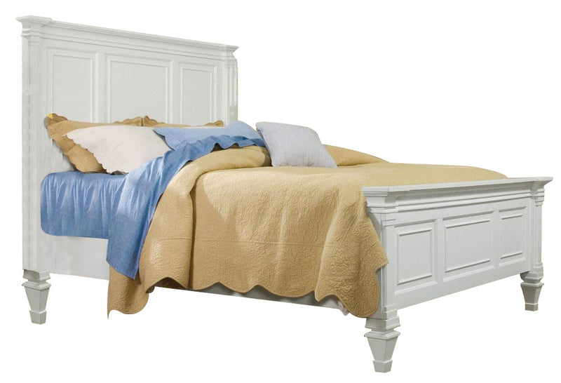 Magnussen Furniture Ashby Cal King Panel Bed in Patina White 71960CK image