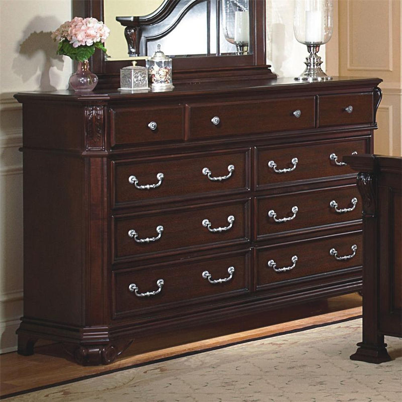 New Classic Emilie 9 Drawer Dresser in English Tudor BH1841-050 image