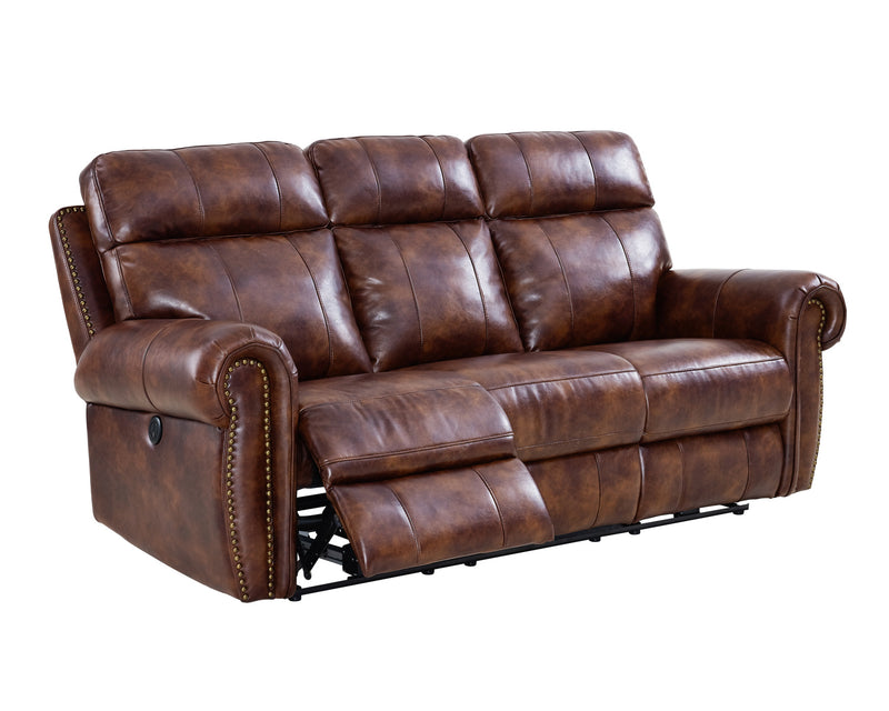 New Classic Roycroft Dual Recliner Sofa in Pecan UC2360-30-PEC image