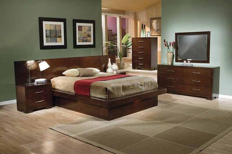 Jessica Dark Cappuccino California King Platform Bed image