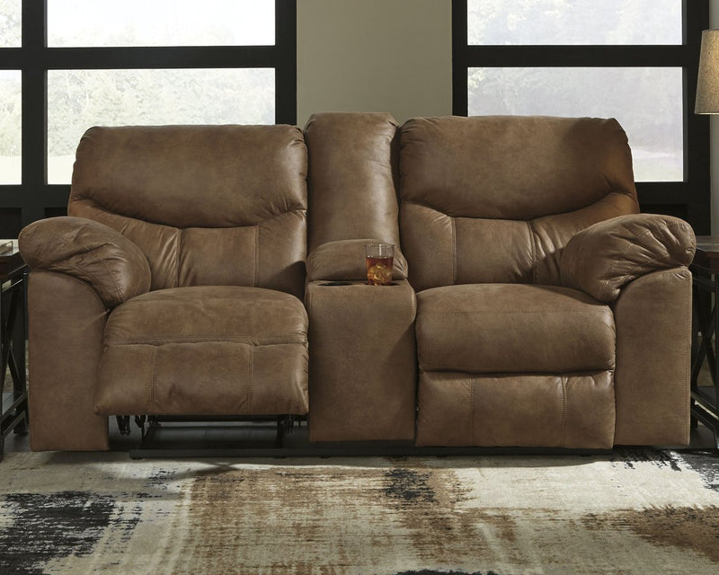 Boxberg Reclining Loveseat with Console image