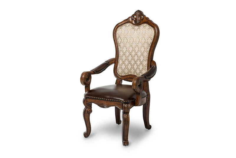 AICO Tuscano Melange Arm Chair (Set of 2) in Melange 34004-34 image