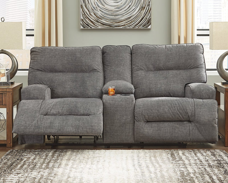 Coombs Reclining Loveseat with Console image
