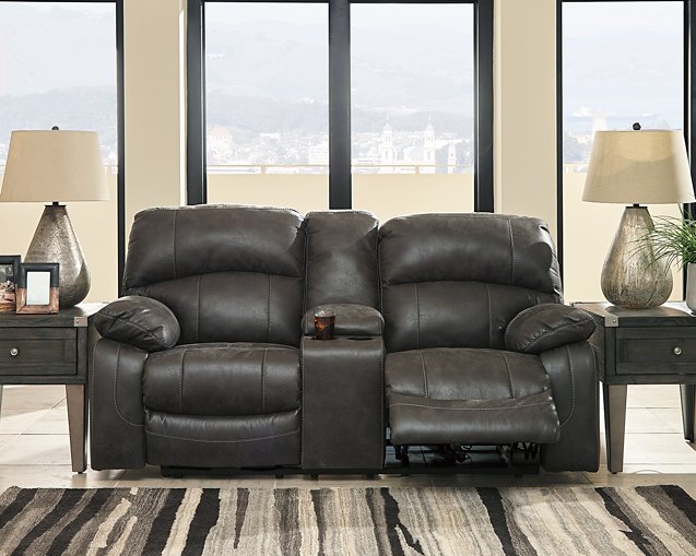 Dunwell Power Reclining Loveseat with Console image