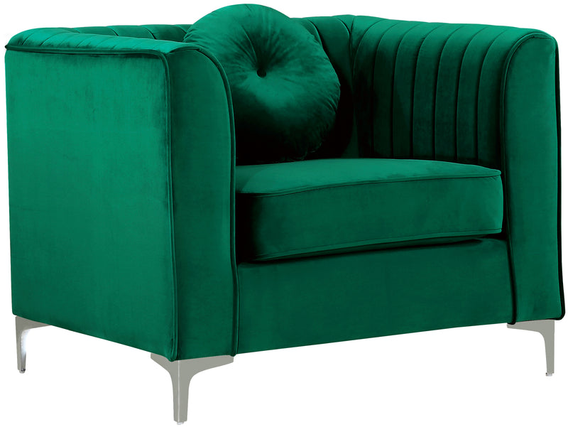 Isabelle Green Velvet Chair image