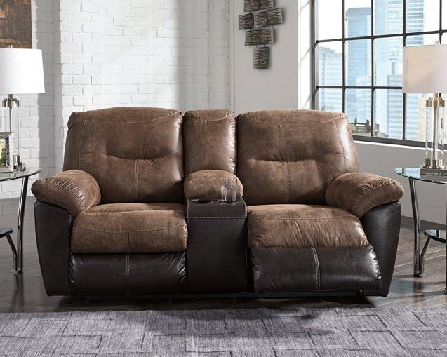 Follett Reclining Loveseat with Console image