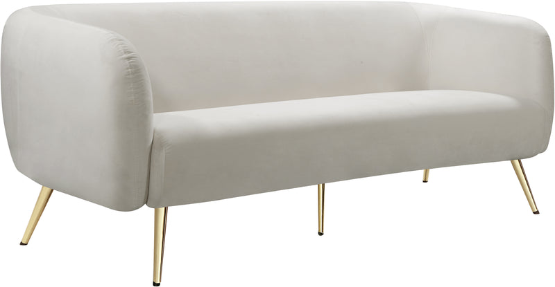 Harlow Cream Velvet Sofa image