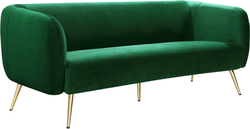 Harlow Green Velvet Sofa image