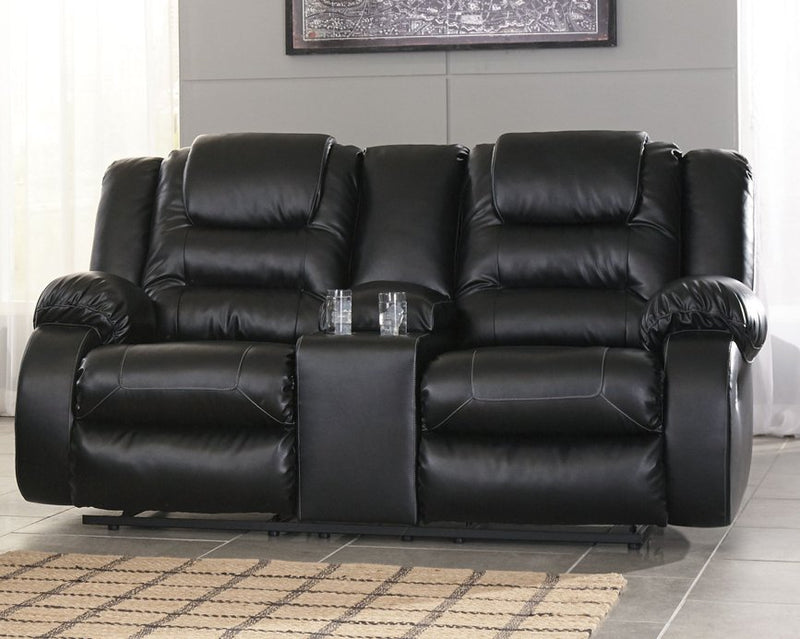 Vacherie Reclining Loveseat with Console image