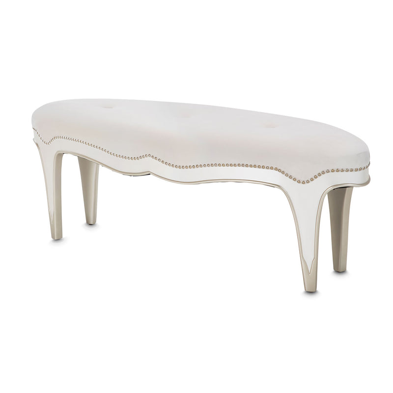 AICO London Place Bed Bench in Creamy Pearl 9004904-112 image