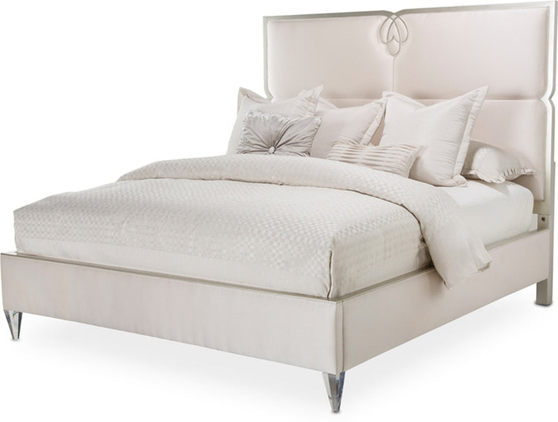 AICO Camden Court King Panel Bed in Pearl 9005000EKQ3-126 image
