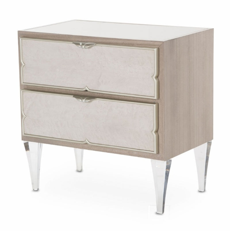 AICO Camden Court Nightstand in Pearl 9005040-126 image