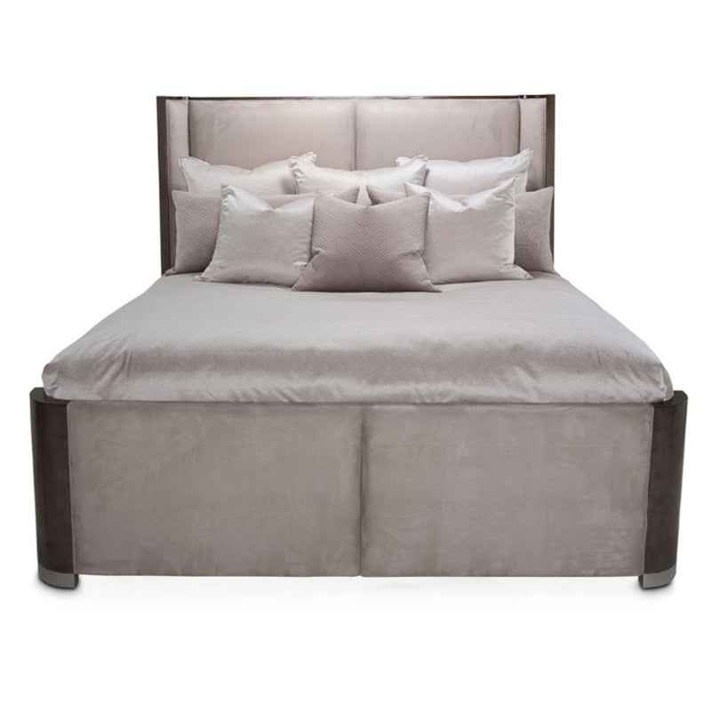 AICO Roxbury Park King Dual-Panel Bed in Slate 9006000EKD3-220 image