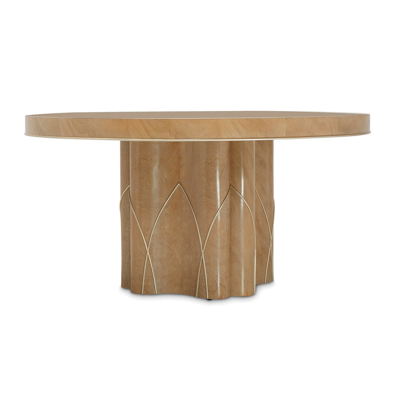 AICO Villa Cherie Round Dining Table in Caramel 9008001-134 image
