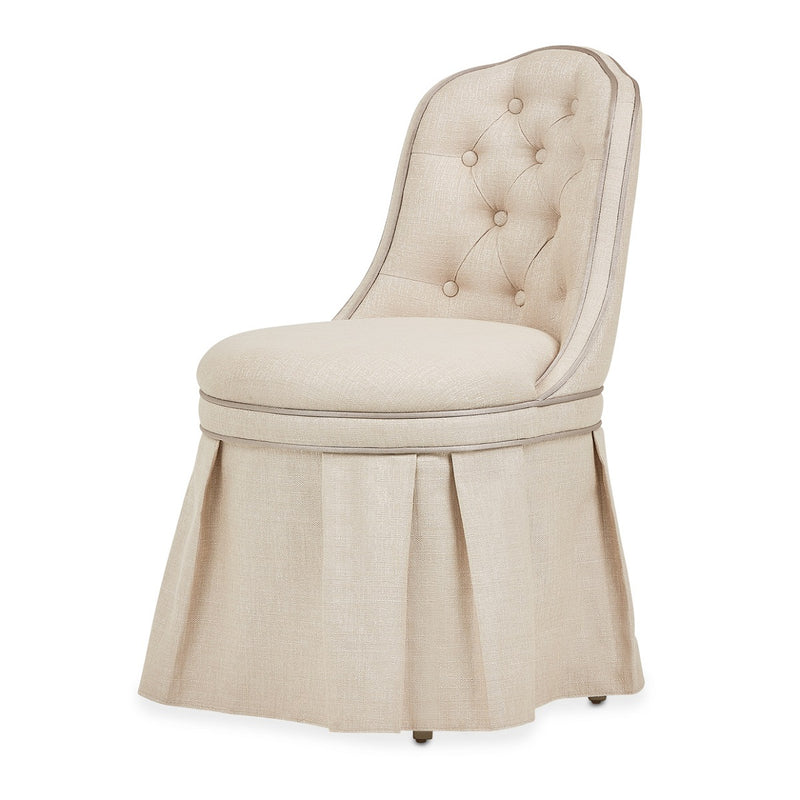 AICO Villa Cherie Tufted Vanity Chair in Caramel 9008804-000 image
