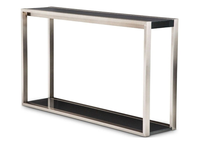 AICO Metro Lights Console Table in Midnight 9010223-809 image