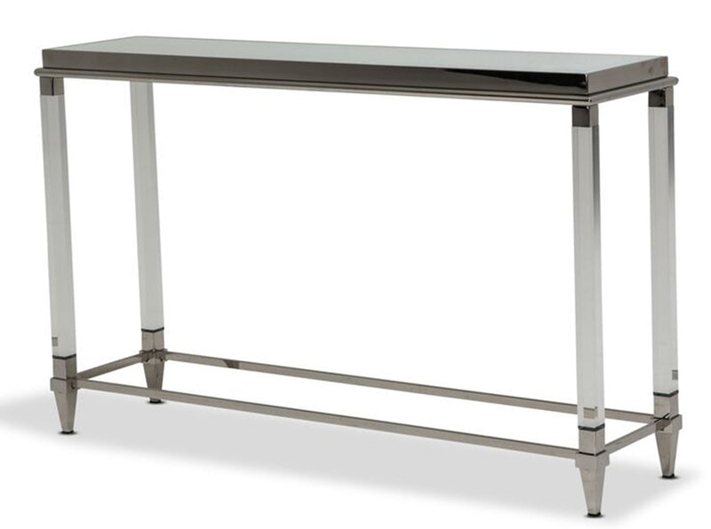 Aico State St Console Table in Stainless Steel 9016223W-13 image