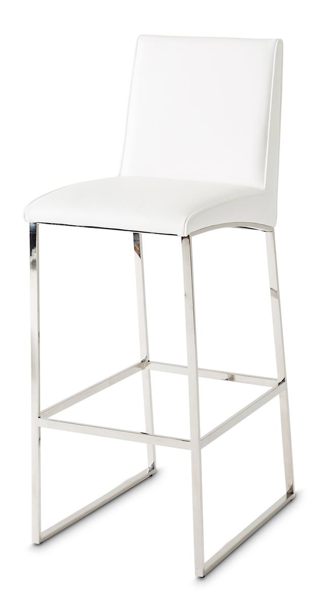 Aico State St Tall Side Chair in Glossy White (Set of 2) 9016003AT-116 image