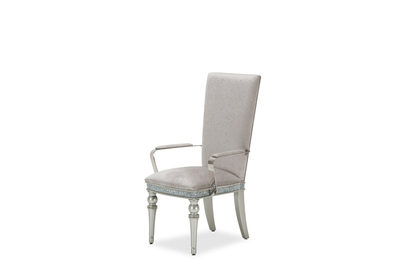 AICO Melrose Plaza Arm Chair (Set of 2) in Dove 9019004-118 image