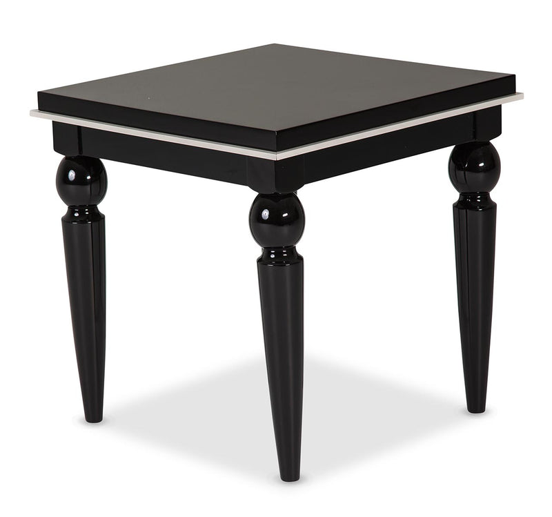 AICO Sky Tower End Table in Black Ice 9025602-805 CLOSEOUT image