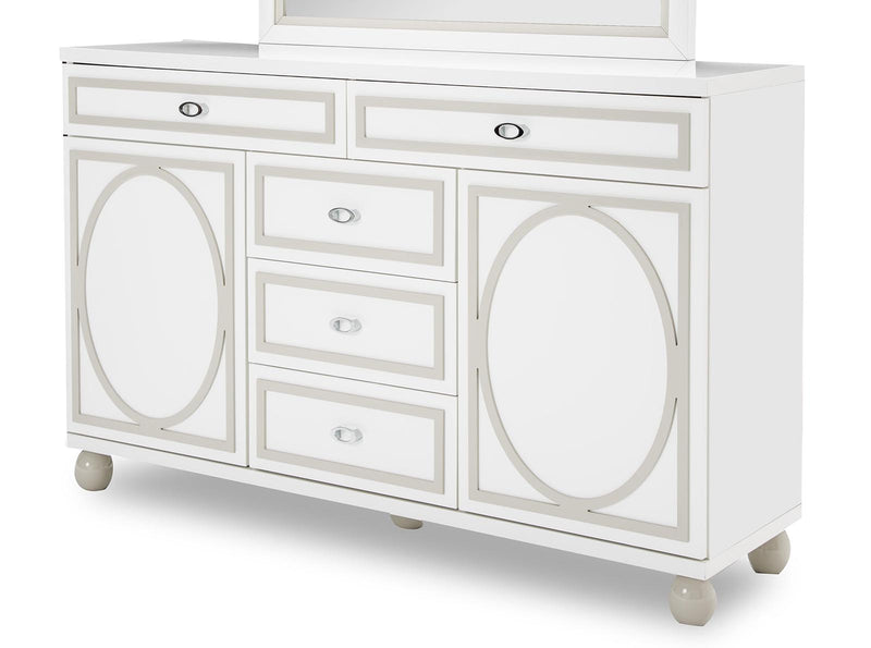 AICO Sky Tower Dresser in White Cloud 9025650-108 image