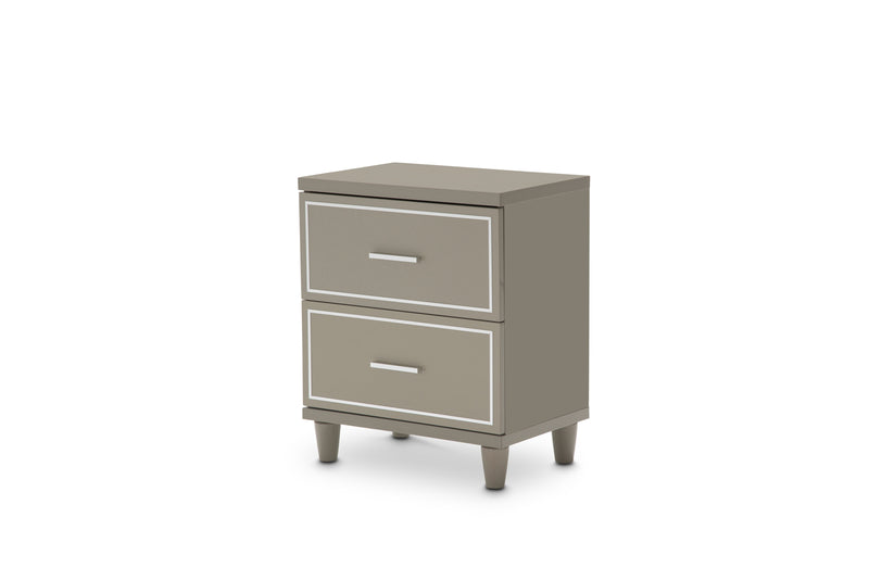 AICO Urban Place Nightstand in Dove Grey 9027640-803 image