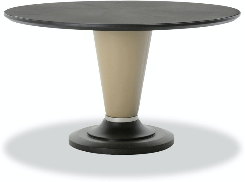 Aico 21 Cosmopolitan 54" Round Dining Table in Taupe/Umber 9029001-212 image
