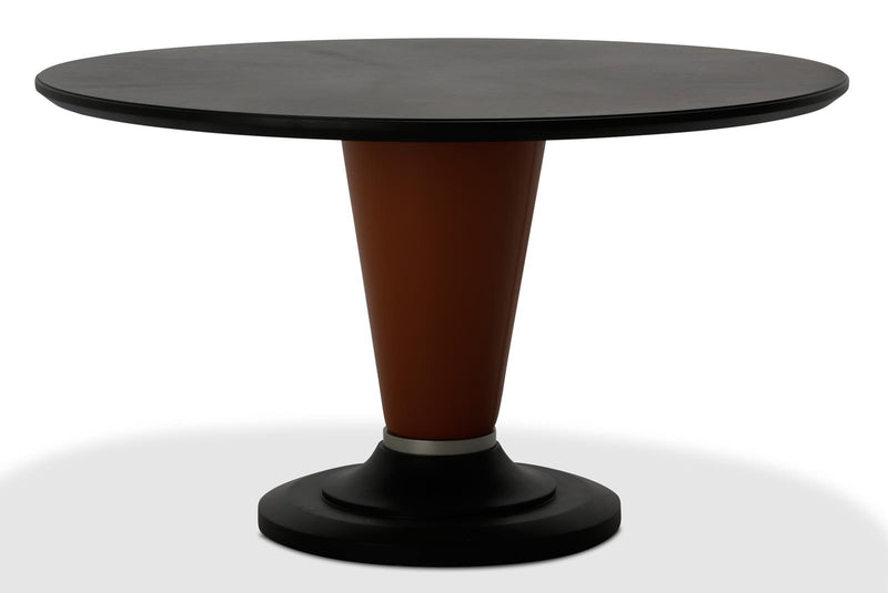 Aico 21 Cosmopolitan 54" Round Dining Table in Orange/Umber 9029001-812 image