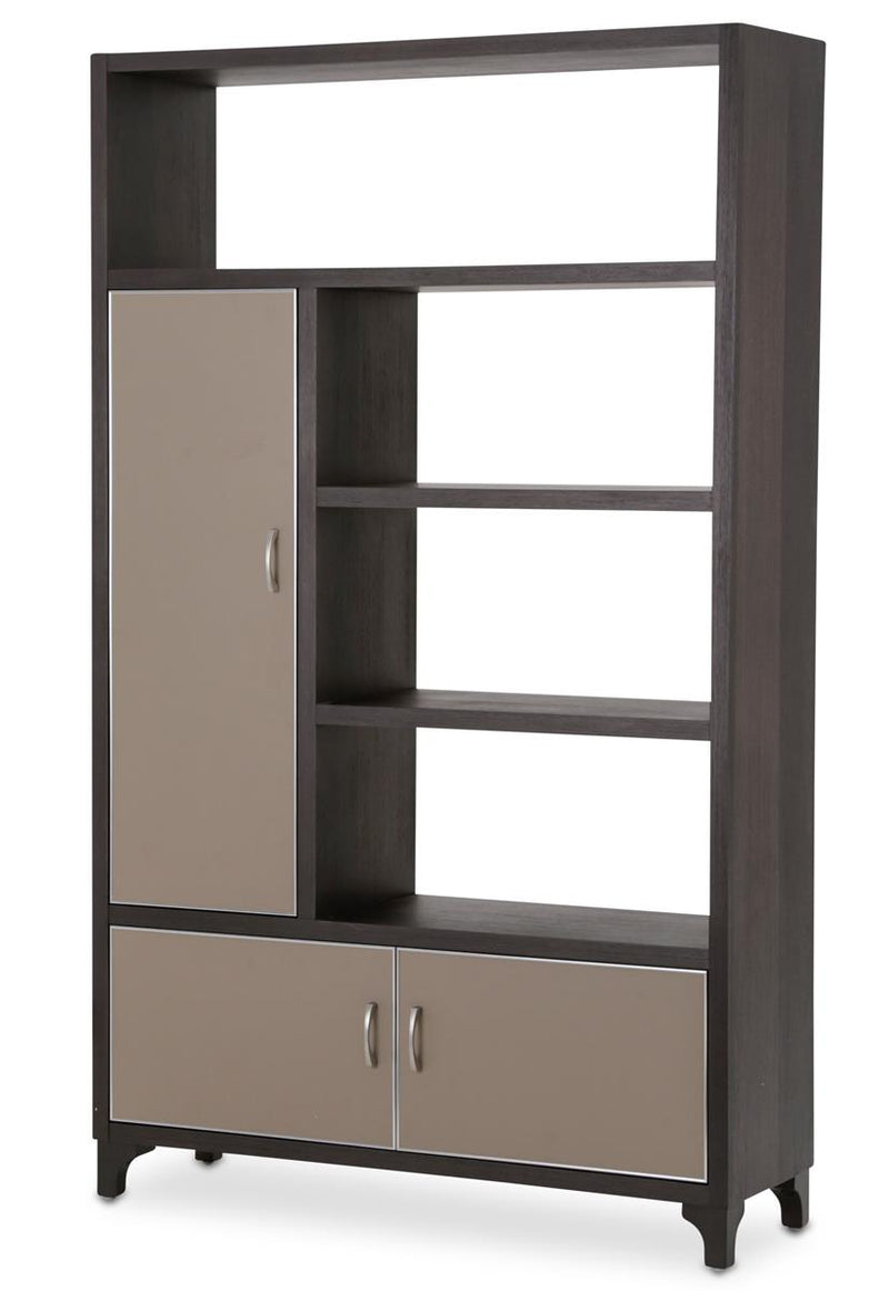 Aico 21 Cosmopolitan Left Bookcase in Taupe/Umber 9029098L-212 image