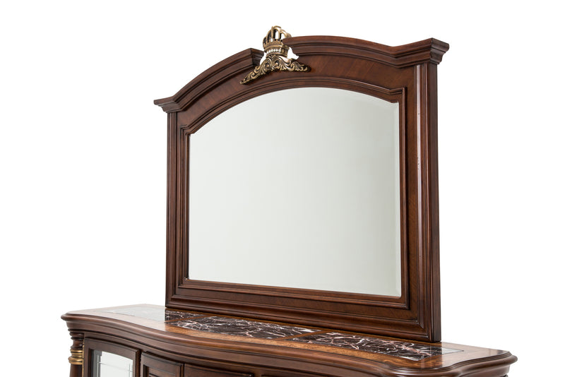 AICO Grand Masterpiece Sideboard Mirror in Royal Sienna 9050067-402 CLOSEOUT image