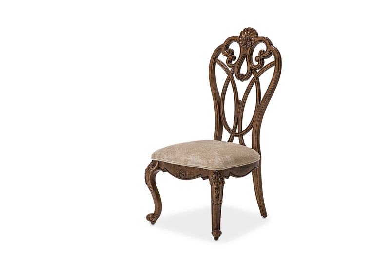 AICO Eden's Paradise Wood-Backed Dining Side Chair (Set of 2) in Ginger 9055033-211 image