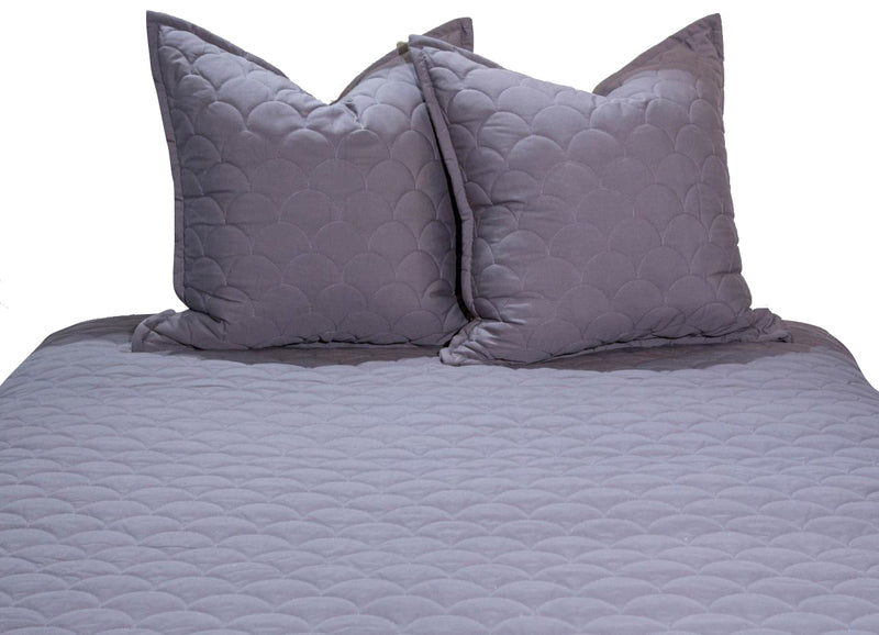 AICO McKenna 3-pc King Coverlet/Duvet Set in Charcoal BCS-KD03-MKENA-CHR image