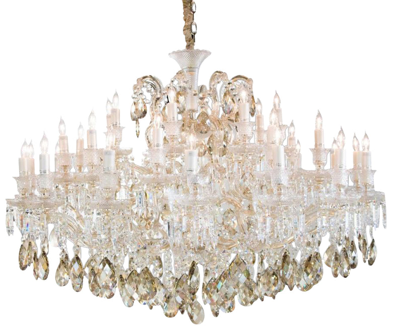 Aico Lighting San Carlo 37 Light Chandelier in Clear and Gold LT-CH917-37GLD image