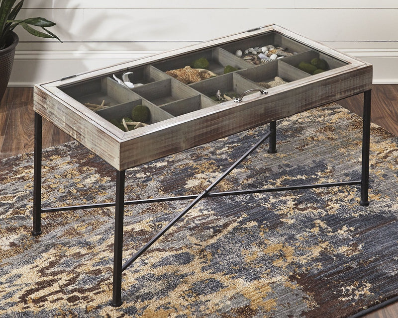 Shellmond Coffee Table with Display Case image
