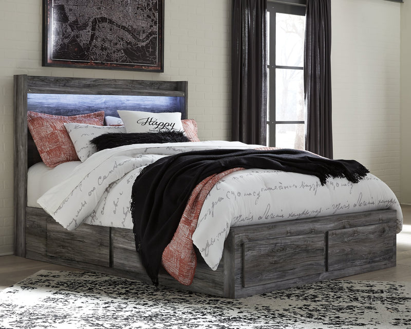 Baystorm Queen Panel Bed with 4 Storage Drawers image