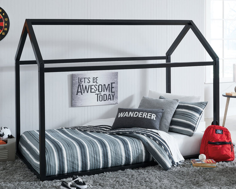 Flannibrook Twin House Bed Frame image