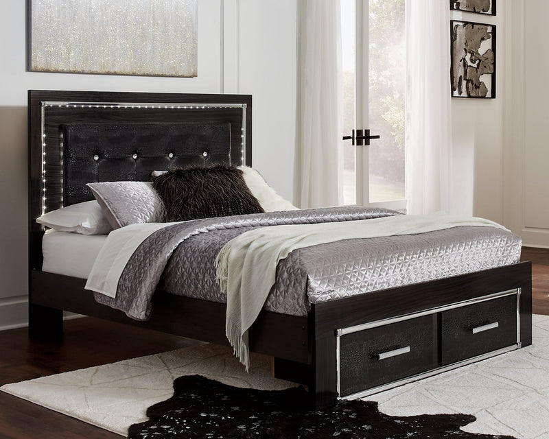 Kaydell Queen Panel Bed with Storage image